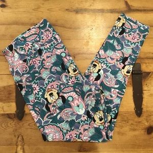 LuLaRoe - Printed Minnie Mouse Disney Leggings